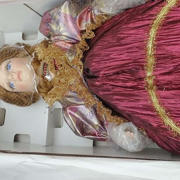 New Porcelain Agnes Doll - Picture 7 of 16